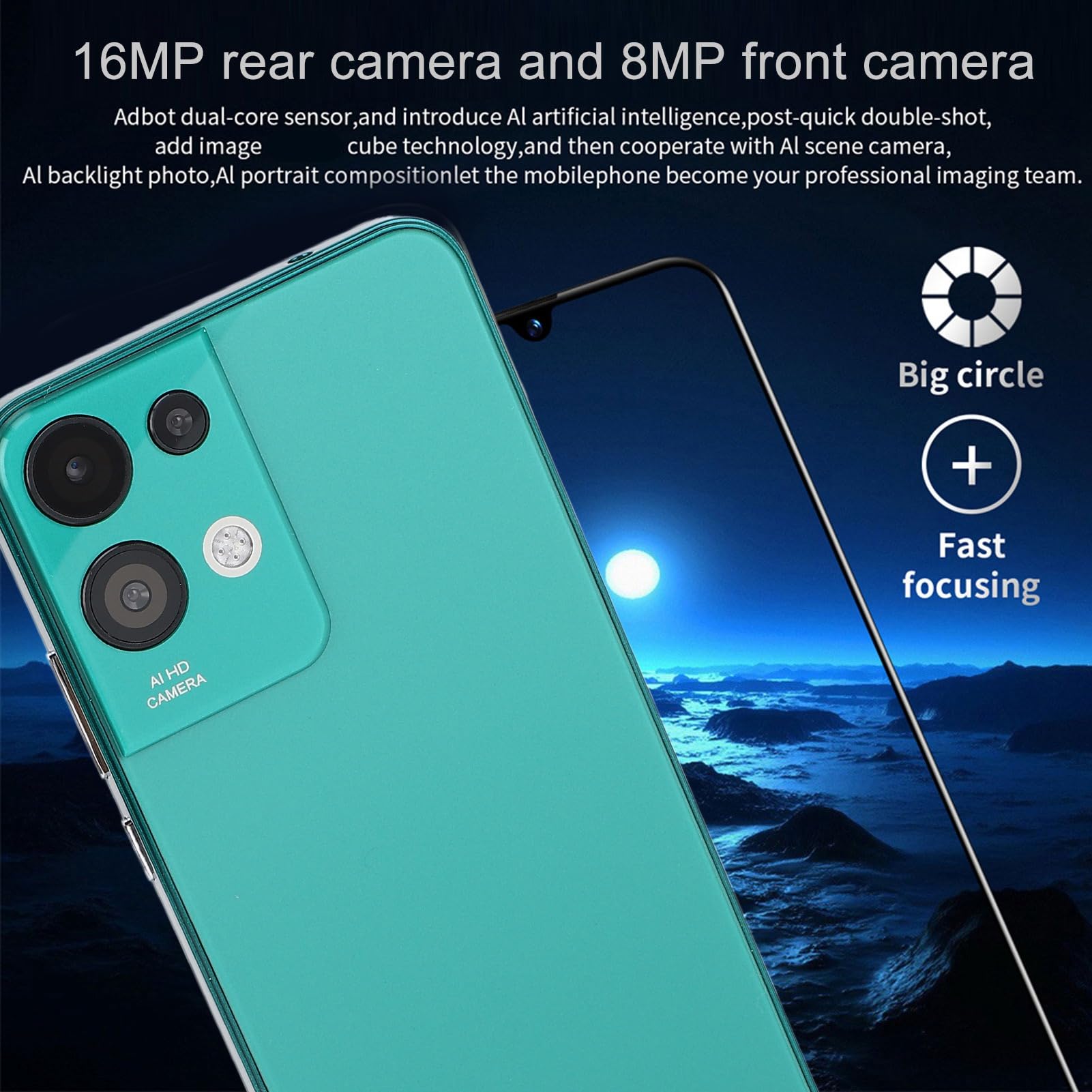 Amazon.com: Yunseity Reno 8 Pro Smartphone, 6.0in HD 5G Network